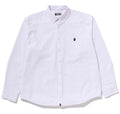 A BATHING APE ONE POINT LINE CAMO JACQUARD OXFORD L/S SHIRT