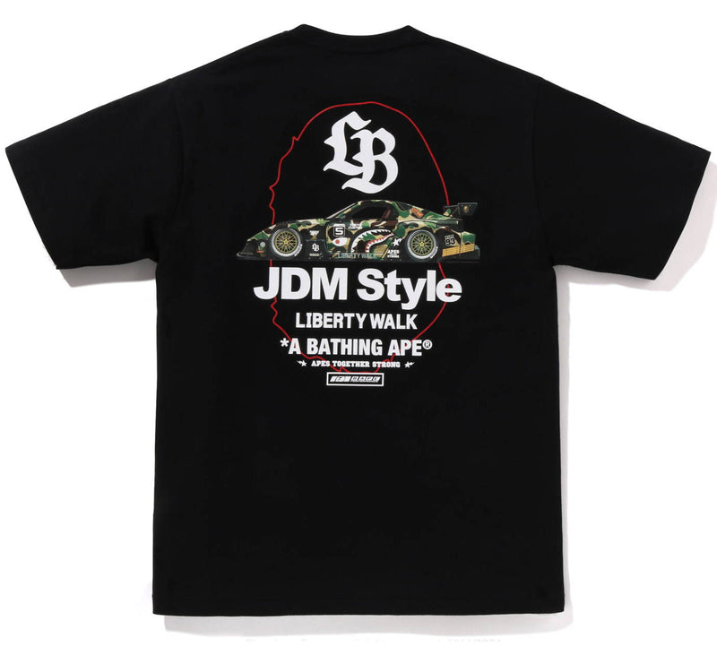A BATHING APE BAPE x LIBERTY WALK LBWK FD ABC CAMO TEE 