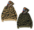A BATHING APE 1ST CAMO SHARK FULL ZIP HOODIE