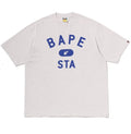 A BATHING APE APE BAPE STA COLLEGE RELAXED FIT TEE #2