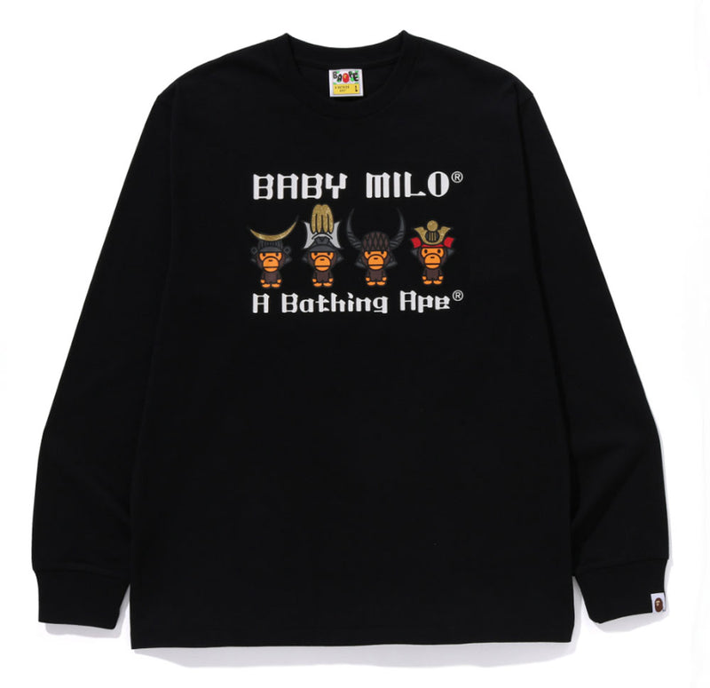 A BATHING APE BAPE STORE KYOTO BABY MILO L/S TEE KYOTO LIMITED