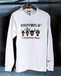 A BATHING APE BAPE STORE KYOTO BABY MILO L/S TEE KYOTO LIMITED