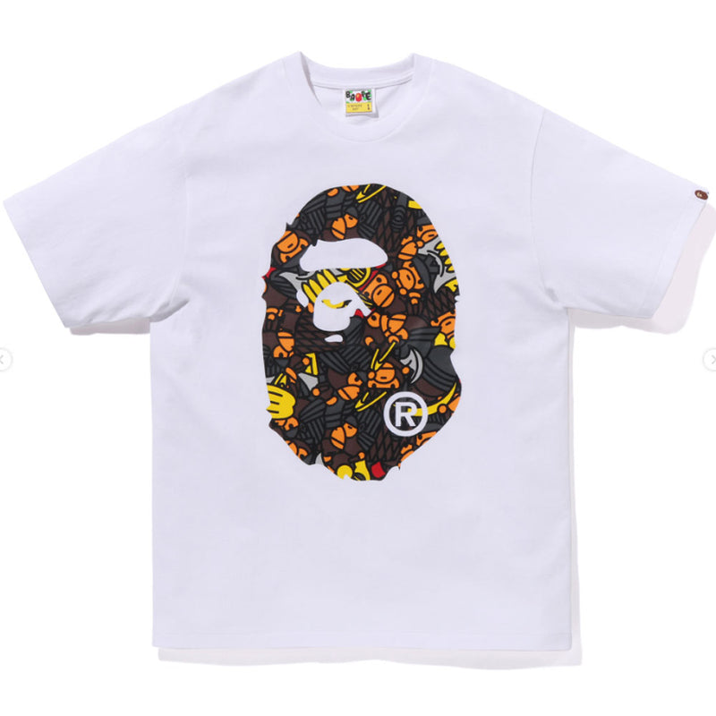 A BATHING APE BAPE STORE KYOTO BIG APE HEAD TEE KYOTO LIMITED