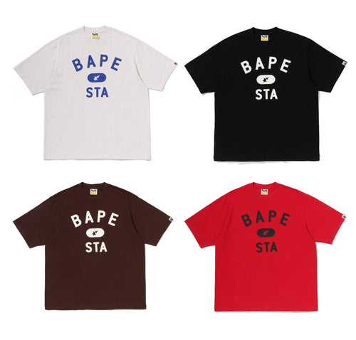 A BATHING APE APE BAPE STA COLLEGE RELAXED FIT TEE #2