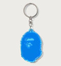 A BATHING APE APE HEAD REFLECTIVE KEYCHAIN