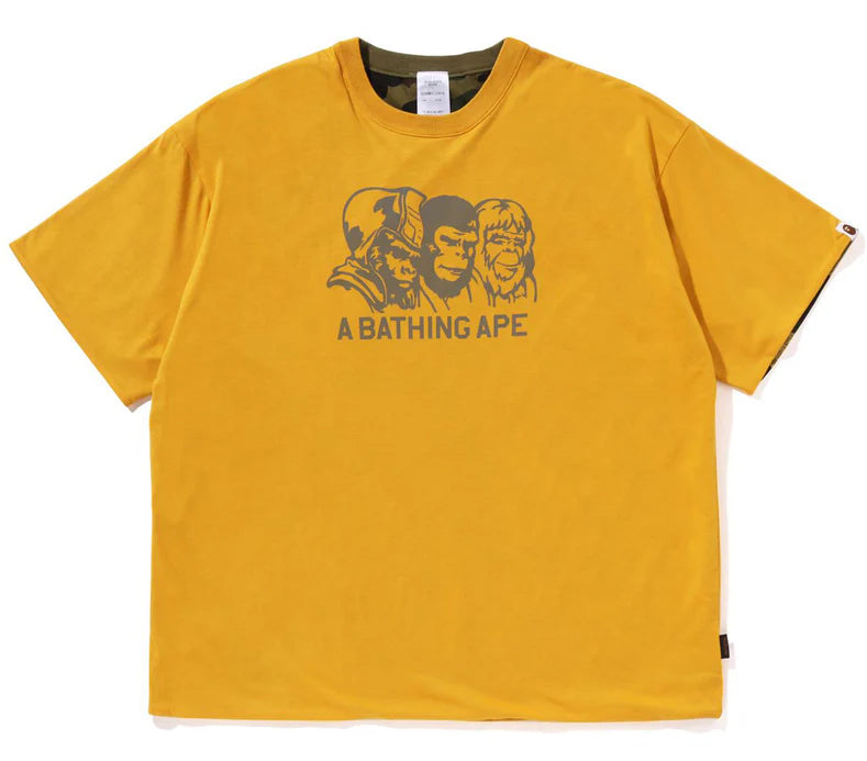 A BATHING APE A BATHING APE DOUBLE FACE TEE BAPE LEGACY ( REVERSIBLE TYPE )