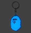 A BATHING APE APE HEAD REFLECTIVE KEYCHAIN