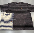 A BATHING APE SOLID CAMO STRIPE ONE POINT RELAXED FIT TEE