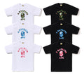 A BATHING APE ABC CAMO COLLEGE TEE
