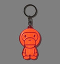 A BATHING APE BABY MILO REFLECTIVE KEYCHAIN