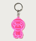 A BATHING APE BABY MILO REFLECTIVE KEYCHAIN