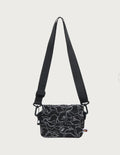 A BATHING APE LINE CAMO QUILTED SHOULDER BAG