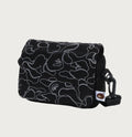 A BATHING APE LINE CAMO QUILTED SHOULDER BAG
