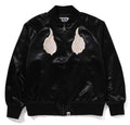 A BATHING APE SKELETON LOGO SOUVENIR JACKET