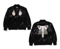 A BATHING APE SKELETON LOGO SOUVENIR JACKET