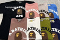 A BATHING APE COLLEGE TEE