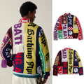 A BATHING APE ABA SCARF PATTERN REGULAR FIT TRACK JACKET