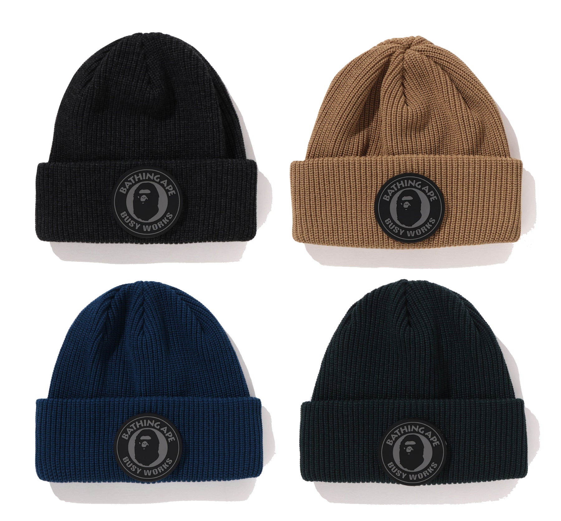A BATHING APE BUSY WORK KNIT CAP