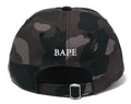 A BATHING APE COLOR CAMO APE HEAD ONE POINT PANEL CAP - ONLINE EXCLUSIVE -