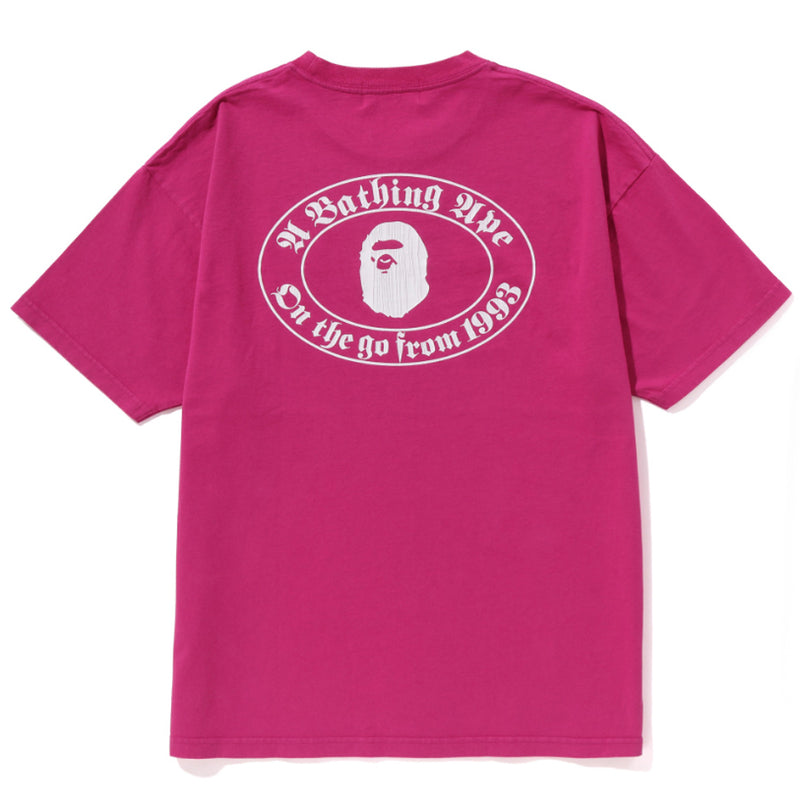 A BATHING APE Ladies' PIGMENT DYE TEE ( RELAXED FIT )