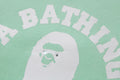 A BATHING APE CRYSTAL STONE EYE COLLEGE TEE