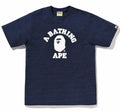 A BATHING APE CRYSTAL STONE EYE COLLEGE TEE