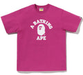 A BATHING APE CRYSTAL STONE EYE COLLEGE TEE