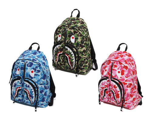 A BATHING APE ABC CAMO SHARK DAYPACK