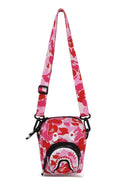 A BATHING APE ABC CAMO SHARK MINI BAG