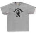 A BATHING APE CRYSTAL STONE EYE COLLEGE TEE