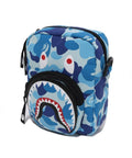 A BATHING APE ABC CAMO SHARK MINI BAG