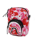 A BATHING APE ABC CAMO SHARK MINI BAG