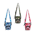A BATHING APE ABC CAMO SHARK MINI BAG