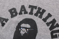 A BATHING APE CRYSTAL STONE EYE COLLEGE TEE