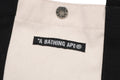 A BATHING APE BAPE KIDS ABC CAMO POCKET TOTE BAG
