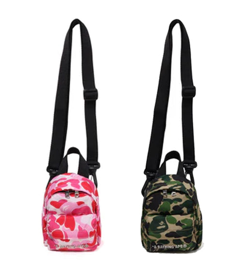 A BATHING APE ABC CAMO MINI SHOULDER DAYPACK