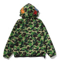 A BATHING APE Ladies' ABC CAMO SHARK HOODIE JACKET