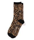 A BATHING APE WILD LEOPARD PATTERN SOCKS