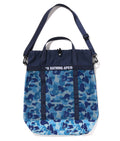 A BATHING APE ABC CAMO MESH TOTE BAG