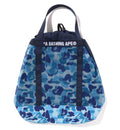 A BATHING APE ABC CAMO MESH TOTE BAG