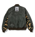 A BATHING APE MULTI PATCH BOMBER JACKET
