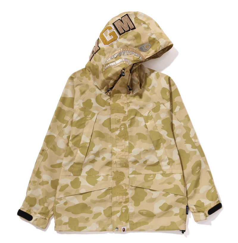 A BATHING APE COLOR CAMO SHARK SNOWBOARD JACKET