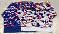 A BATHING APE STA STRIKE CAMO SHARK RELAXED FIT FULL ZIP HOODIE