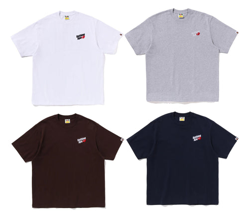 A BATHING APE BATHING APE LOGO RELAXED FIT TEE