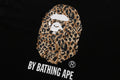 A BATHING APE WILD LEOPARD PATTERN RELAXED FIT LS TEE