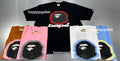 A BATHING APE SPRAY APE HEAD RELAXED FIT TEE