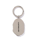 A BATHING APE RESORT APE HEAD METAL KEYCHAIN
