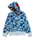 A BATHING APE Ladies' ABC CAMO 2ND APE FULL ZIP HOODIE