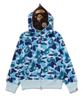 A BATHING APE Ladies' ABC CAMO 2ND APE FULL ZIP HOODIE