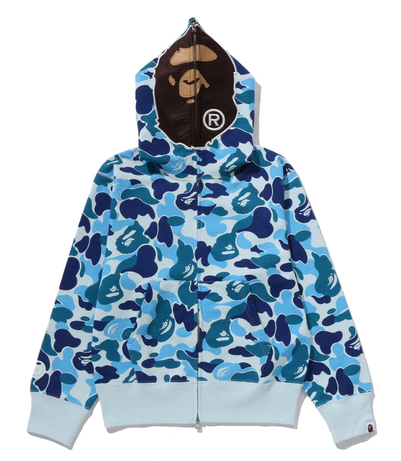 A BATHING APE Ladies' ABC CAMO 2ND APE FULL ZIP HOODIE